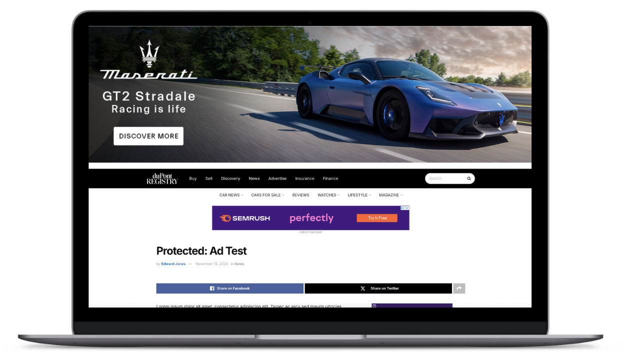 duPont REGISTRY Luxury Advertising